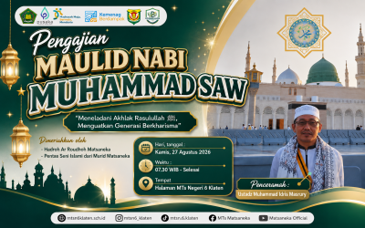 MTs Negeri 6 Klaten Gelar Pengajian Maulid Nabi Muhammad SAW