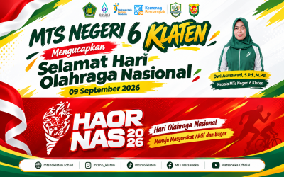 MTs Negeri 6 Klaten Semarakkan HAORNAS 2026 melalui “Sepeda Hias, Sepeda Sehat”